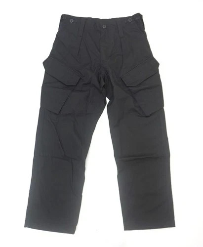British army black cargo pants - british,