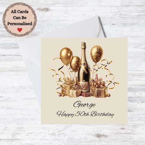 Handmade personalised birthday - handmade,