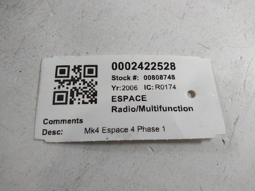 2006 renault espace 8200326970 - renault,