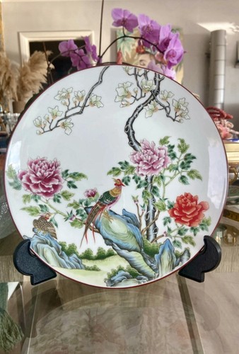 Vintage decorative bird plate - bird,