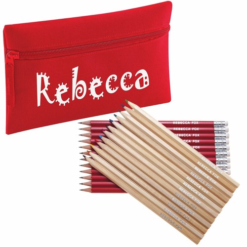 Personalised pencil case with - personalised,