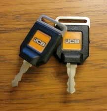 Pair Of JCB Keys, x 2 Black