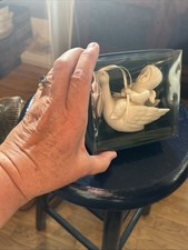 Snow babies ornament fly me to the moon