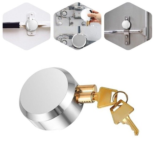 73mm round padlock - 73mm, shrouded