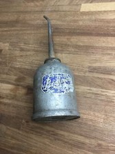 VINTAGE BRAIMES OIL CAN OILER PROTECTED SPRING BOTTOM, Man cave, Display.
