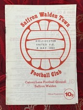 Football Programme - Saffron
