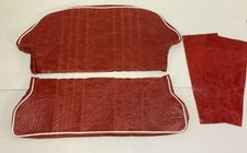 Austin J40 Red Seat Cover Genuine Leather Brand New UK Made