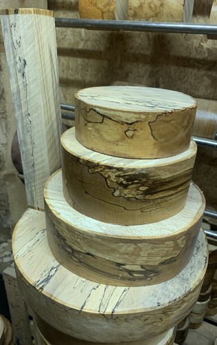 Spalted beech wood turning - beech,