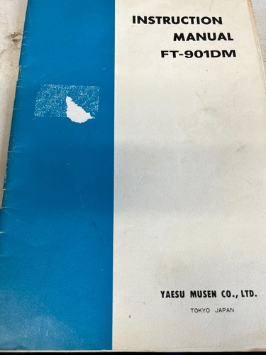 Yaesu 901dm instruction - ft-901dm,