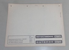 Parts List Gutbrod Three-Blade