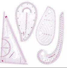 4Pcs French Curve Ruler Set