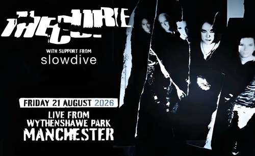 The cure manchester 2026 a4 - manchester, a3