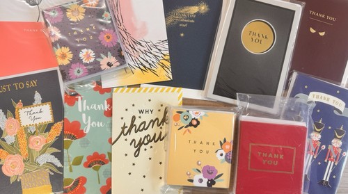 100 assorted thank you - 100,