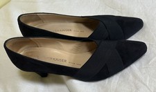 Peter Kaiser Black Suede Shoes