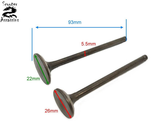 Inlet exhaust valves - exhaust,