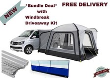 Campervan Awning Kampa Cross AIR Drive-Away *BUNDLE DEAL*  RRP £727 NOW £399
