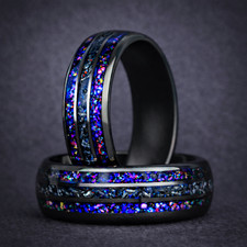 Meteorite Galaxy Opal Black