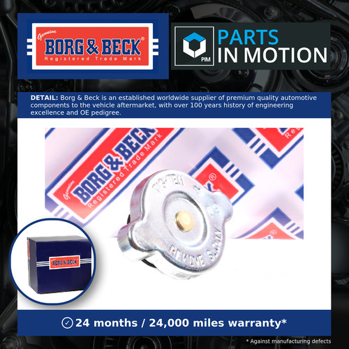 Radiator cap brc74 borg - cap,