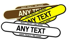 Personalised Aluminium Metal Railway Totem Style Sign - Various Colours