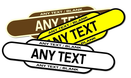 Personalised aluminium metal - aluminium,