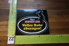 Old sticker drinks brewery beer Carlsberg elephant beer saying full tube