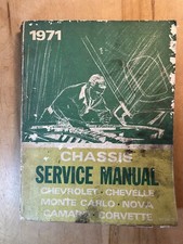 1971 Chevrolet Chassis Service