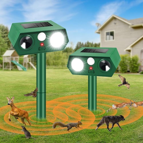 Ultrasonic solar cat dog - ultrasonic,