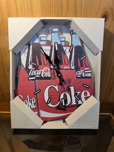 Coca cola bottle clock - bottle, battery