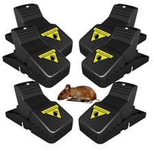 6x Reusable Mouse Traps Durable High-Sensitivity Fast & Effective Rats Catcher