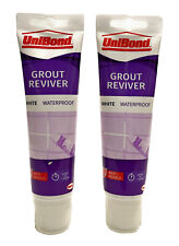 Unibond Grout Reviver Repair Protects Anti Mould Tile - Paste Tube 125ml 2Pack