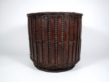 japanese bamboo basket vintage