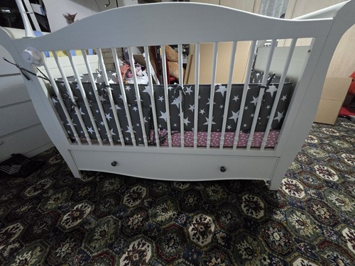 Wooden baby cot bed - cot,