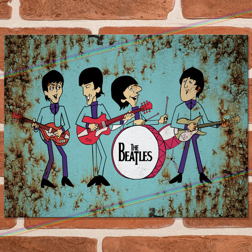 Beatles characters music metal - beatles,