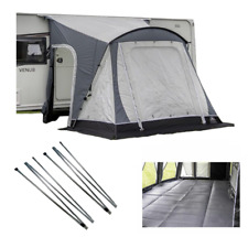 Sunncamp Swift Deluxe 325 SC Caravan Awning, Carpet & Rear Pad Poles