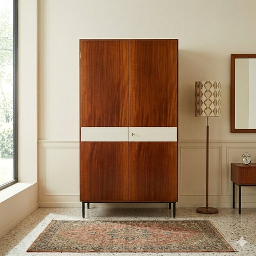 Vintage wardrobe mahogany - vintage,
