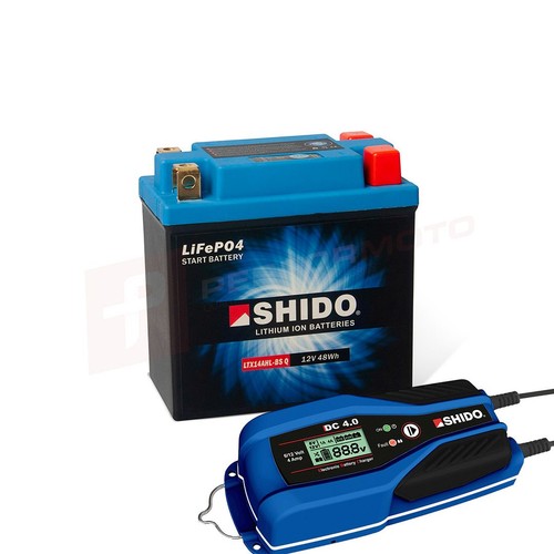 Shido lithium battery and dc4 - shido,