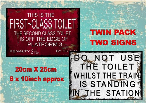 Vintage style railway toilet - vintage,