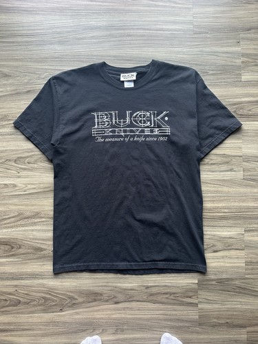 Buck knives tshirt y2k - knives, size