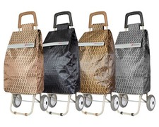 Lightweight Shopping Trolley Large Grocery Basket Strong Cart Pattern