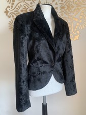 Velvet Fur Blazer Jacket 14
