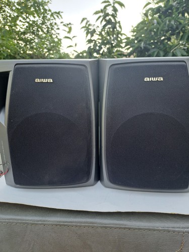 Aiwa speaker system pair - aiwa,