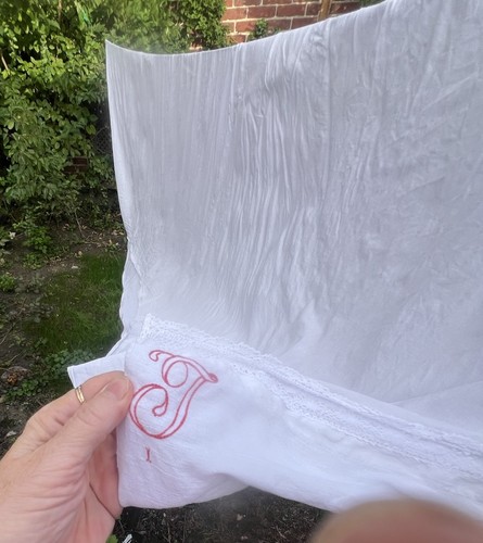 Antique french linen - antique, sheet