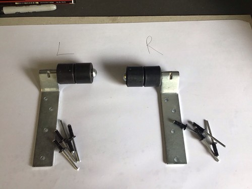 Roller garage door guide - door,