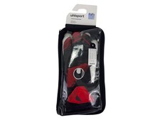 Uhlsport PowerLine Super Flex Mens Goalkeeper Size 8, Black, Red, New