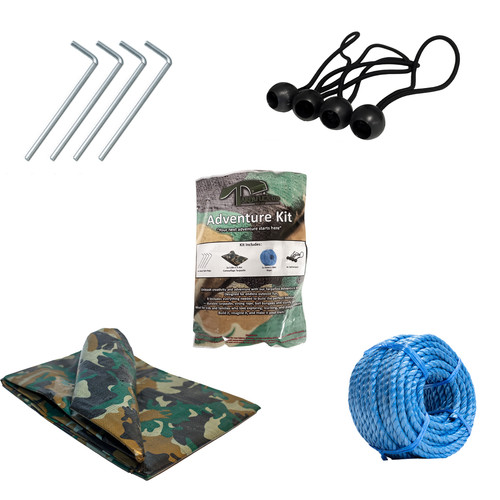Adventure kit camo tarp - kit,