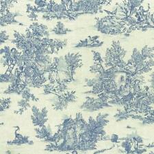 Textiles français Mini Toile de Jouy Fabric (La Vie Rustique) - Oxford Blue