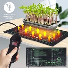 Seedling Heat Mat Temp Control Thermostat Plant Seed Greenhouse w/Temperature