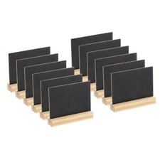 12Pcs Mini Tabletop Chalkboard