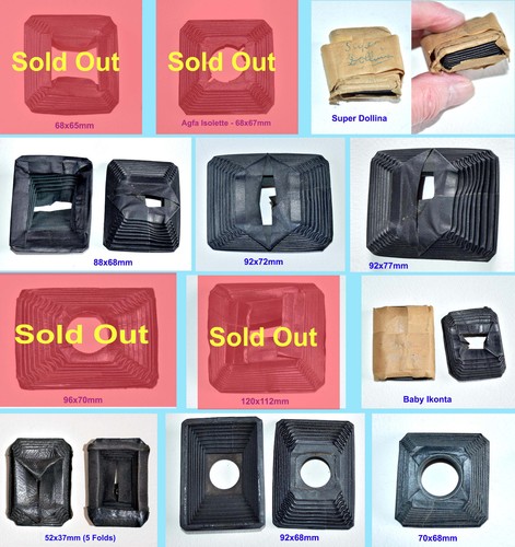 Folding camera bellows - camera,