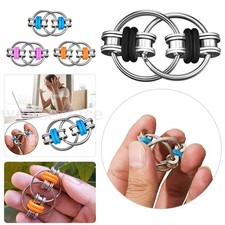 Flippy Bike Chain Fidget Toy Spinner Stress Relief Sensory Autism Anxiety UK